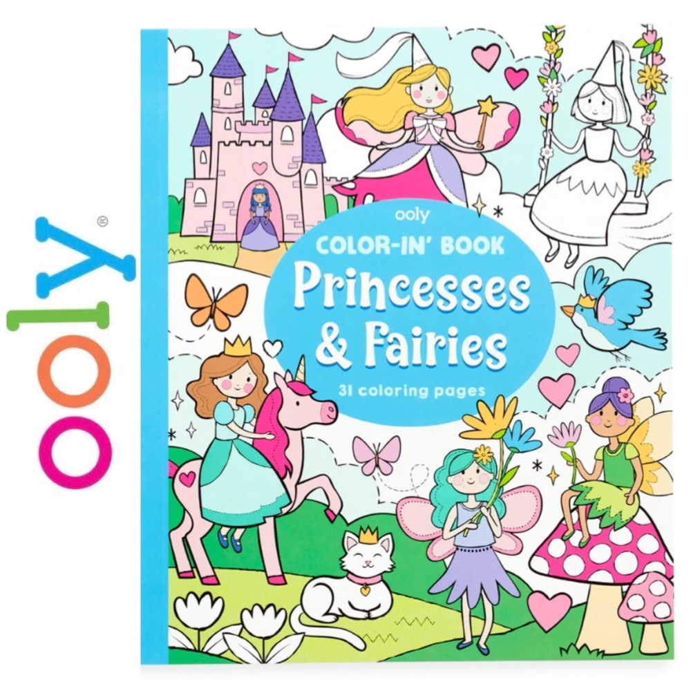 Ooly Princesses & Fairies Coloring Book